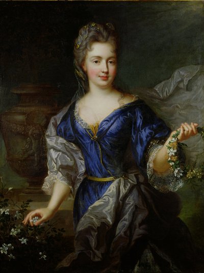 Marie-Anne de Bourbon (1666-1739) Prinzessin von Conti von Nicolas de Largillière